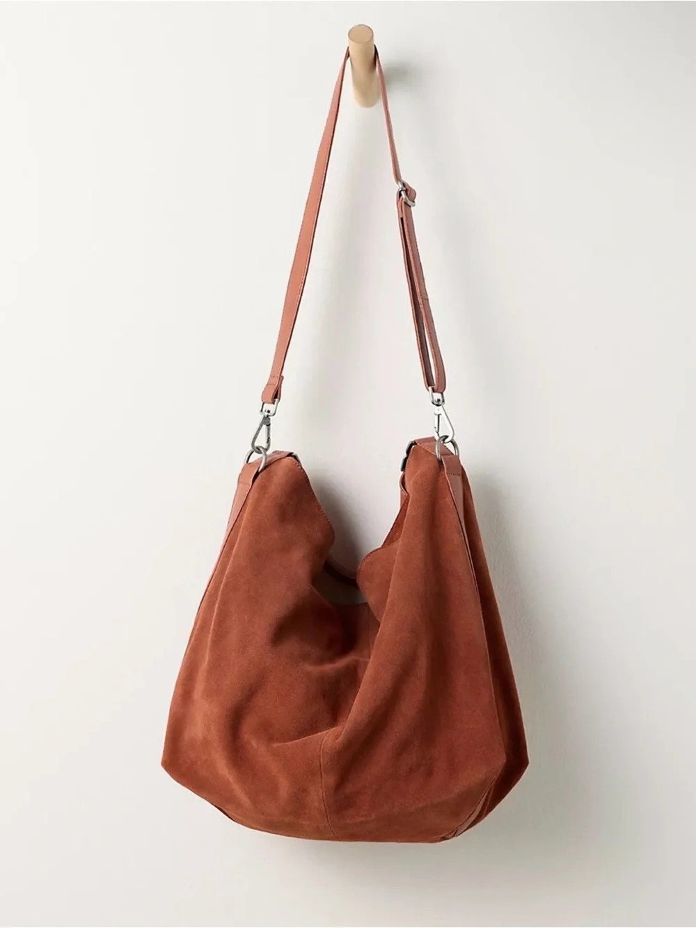 🌺Free People Suzie Suede Slouchy Tote Bag
